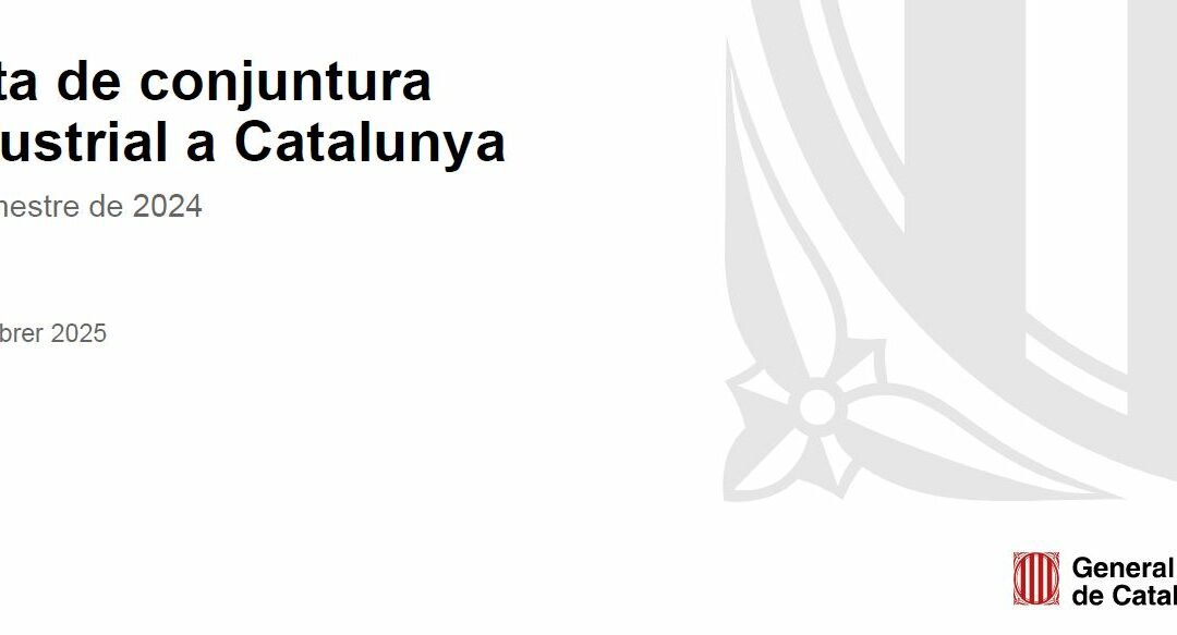 Departament d’Empresa i Treball | Nota de Conjuntura Industrial